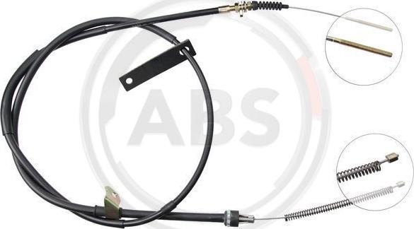 A.B.S. K14978 - Cablu, frana de parcare aaoparts.ro