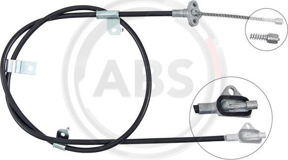 A.B.S. K14099 - Cablu, frana de parcare aaoparts.ro