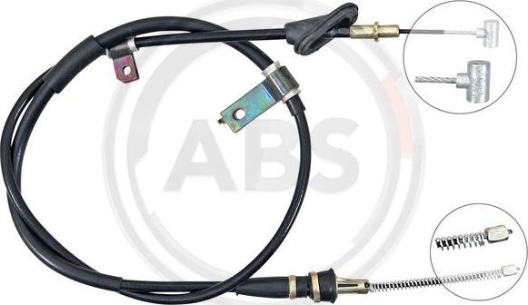 A.B.S. K14094 - Cablu, frana de parcare aaoparts.ro