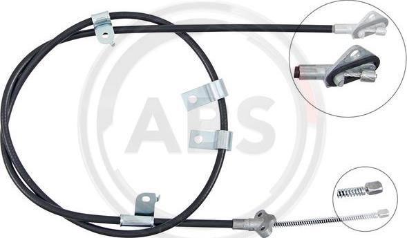 A.B.S. K14096 - Cablu, frana de parcare aaoparts.ro
