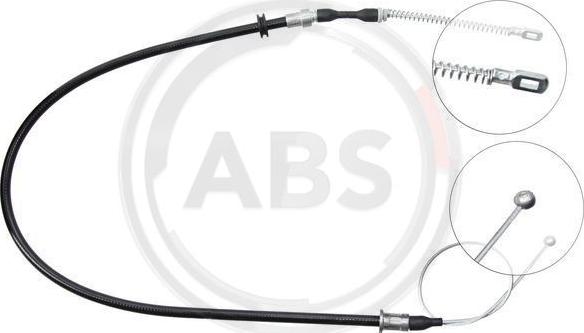 A.B.S. K15457 - Cablu, frana de parcare aaoparts.ro