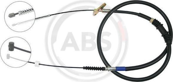 A.B.S. K15387 - Cablu, frana de parcare aaoparts.ro