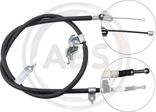 A.B.S. K16597 - Cablu, frana de parcare aaoparts.ro