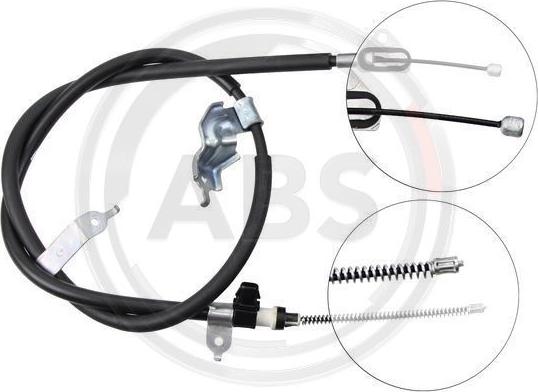 A.B.S. K16547 - Cablu, frana de parcare aaoparts.ro