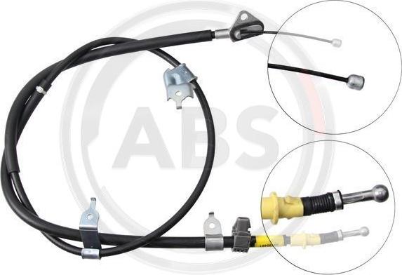 A.B.S. K16538 - Cablu, frana de parcare aaoparts.ro