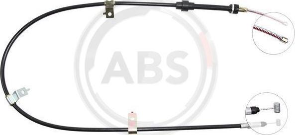 A.B.S. K10697 - Cablu, frana de parcare aaoparts.ro