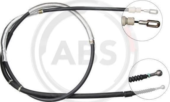 A.B.S. K10006 - Cablu, frana de parcare aaoparts.ro