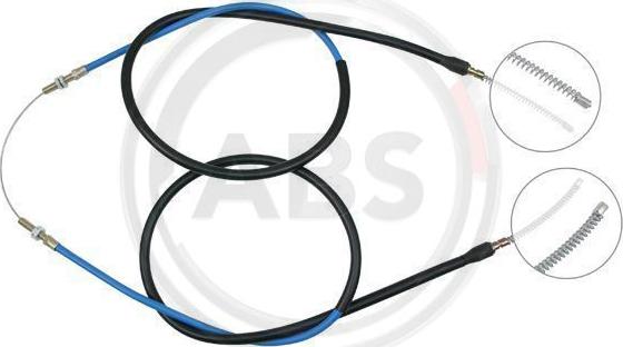 A.B.S. K10075 - Cablu, frana de parcare aaoparts.ro