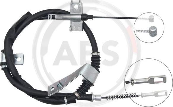 A.B.S. K10078 - Cablu, frana de parcare aaoparts.ro