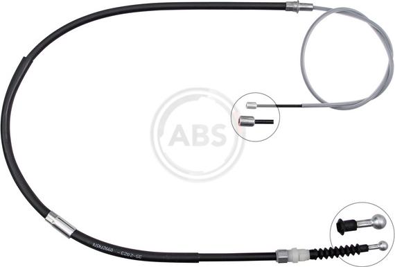 A.B.S. K10199 - Cablu, frana de parcare aaoparts.ro