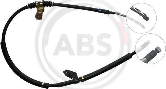 A.B.S. K11448 - Cablu, frana de parcare aaoparts.ro