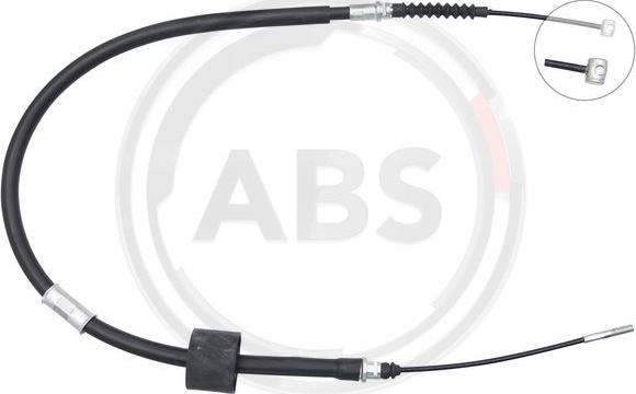 A.B.S. K18881 - Cablu, frana de parcare aaoparts.ro