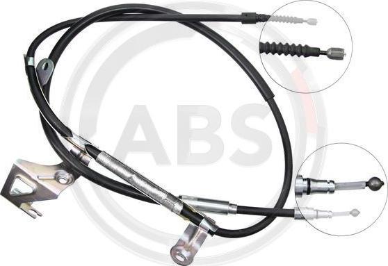 A.B.S. K18357 - Cablu, frana de parcare aaoparts.ro