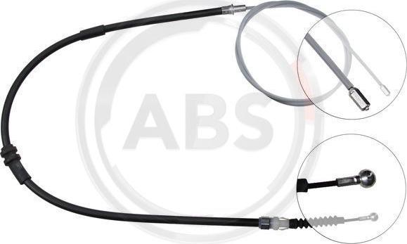 A.B.S. K13836 - Cablu, frana de parcare aaoparts.ro