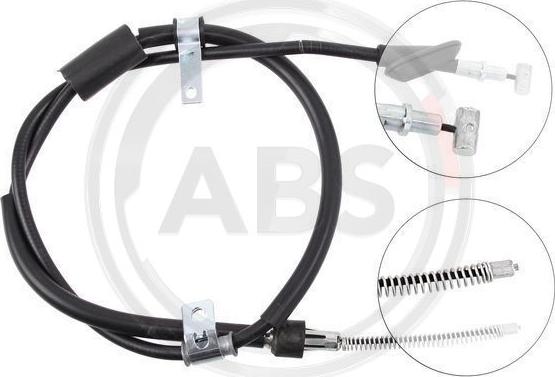 A.B.S. K13336 - Cablu, frana de parcare aaoparts.ro