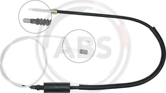 A.B.S. K12408 - Cablu, frana de parcare aaoparts.ro