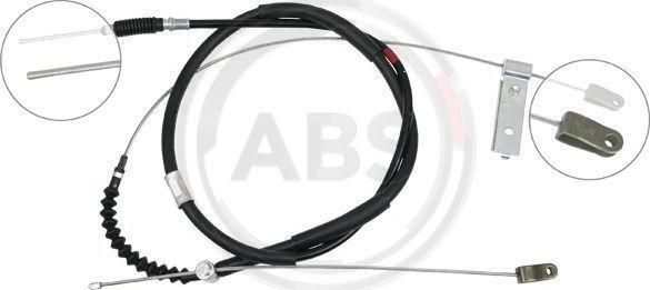 A.B.S. K12535 - Cablu, frana de parcare aaoparts.ro