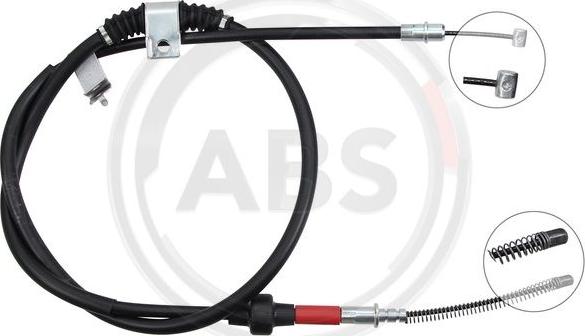 A.B.S. K12089 - Cablu, frana de parcare aaoparts.ro