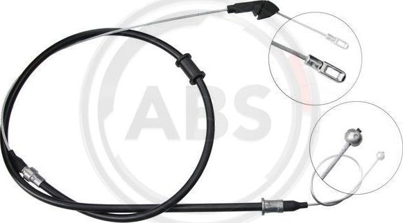 A.B.S. K12128 - Cablu, frana de parcare aaoparts.ro