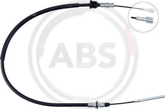 A.B.S. K17589 - Cablu, frana de parcare aaoparts.ro