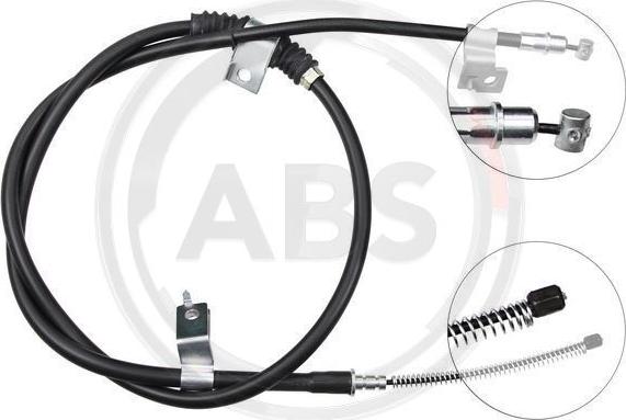 A.B.S. K17297 - Cablu, frana de parcare aaoparts.ro