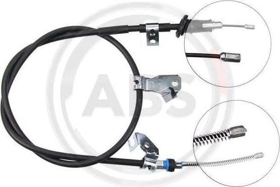 A.B.S. K17208 - Cablu, frana de parcare aaoparts.ro