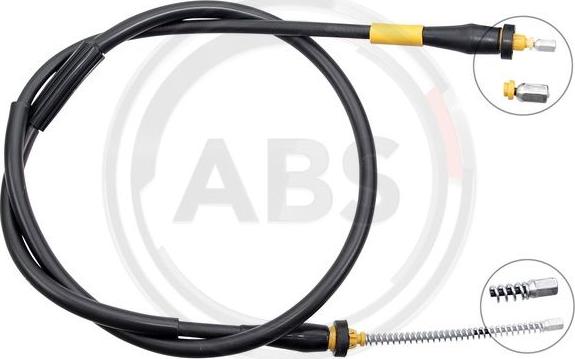 A.B.S. K17273 - Cablu, frana de parcare aaoparts.ro