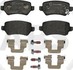 A.B.S. P59038 - Set placute frana,frana disc aaoparts.ro