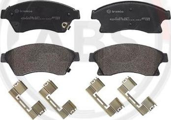 A.B.S. P59076 - Set placute frana,frana disc aaoparts.ro