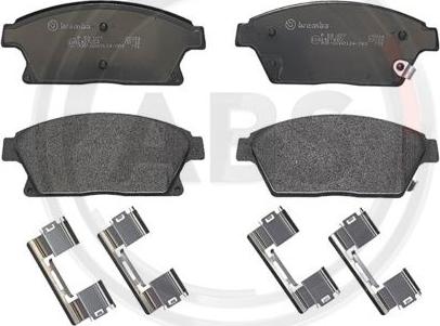 A.B.S. P59077 - Set placute frana,frana disc aaoparts.ro