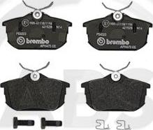 A.B.S. P54023 - Set placute frana,frana disc aaoparts.ro