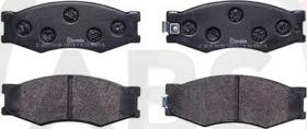 A.B.S. P56056 - Set placute frana,frana disc aaoparts.ro