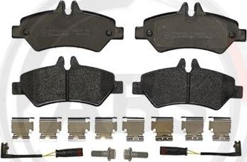 A.B.S. P50084 - Set placute frana,frana disc aaoparts.ro