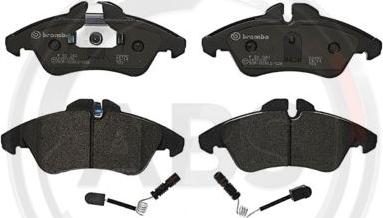 A.B.S. P50080 - Set placute frana,frana disc aaoparts.ro
