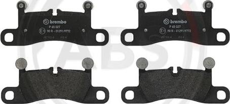 A.B.S. P65027 - Set placute frana,frana disc aaoparts.ro