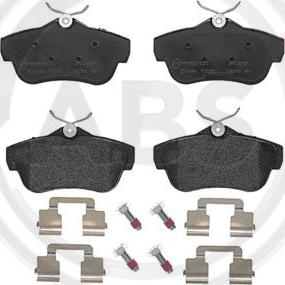 A.B.S. P61095 - Set placute frana,frana disc aaoparts.ro
