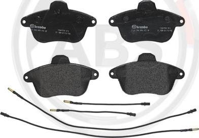 A.B.S. P61046 - Set placute frana,frana disc aaoparts.ro