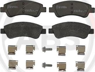 A.B.S. P61066 - Set placute frana,frana disc aaoparts.ro