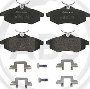 A.B.S. P61074 - Set placute frana,frana disc aaoparts.ro