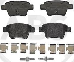 A.B.S. P61100 - Set placute frana,frana disc aaoparts.ro