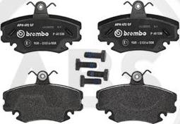 A.B.S. P68038 - Set placute frana,frana disc aaoparts.ro