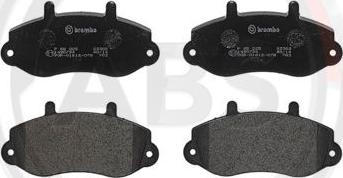 A.B.S. P68025 - Set placute frana,frana disc aaoparts.ro