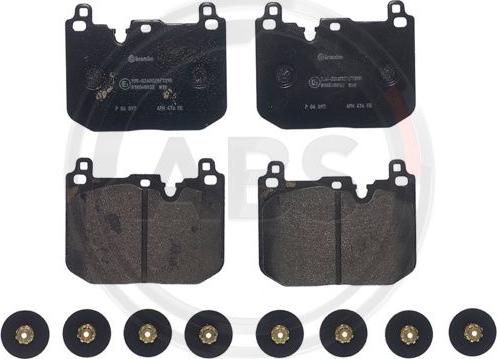 A.B.S. P06097 - Set placute frana,frana disc aaoparts.ro
