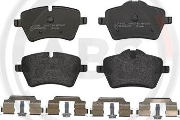 A.B.S. P06051 - Set placute frana,frana disc aaoparts.ro