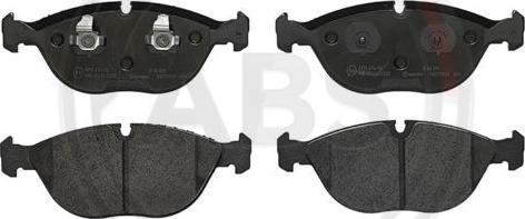 A.B.S. P06019 - Set placute frana,frana disc aaoparts.ro