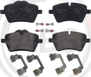 A.B.S. P06086 - Set placute frana,frana disc aaoparts.ro