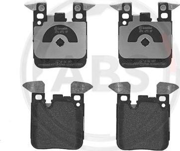A.B.S. P06087 - Set placute frana,frana disc aaoparts.ro