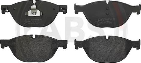 A.B.S. P06076 - Set placute frana,frana disc aaoparts.ro