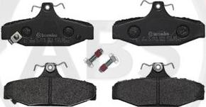 A.B.S. P15004 - Set placute frana,frana disc aaoparts.ro