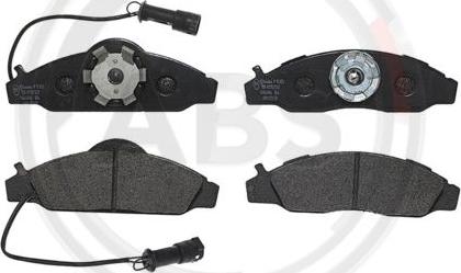 A.B.S. P15003 - Set placute frana,frana disc aaoparts.ro